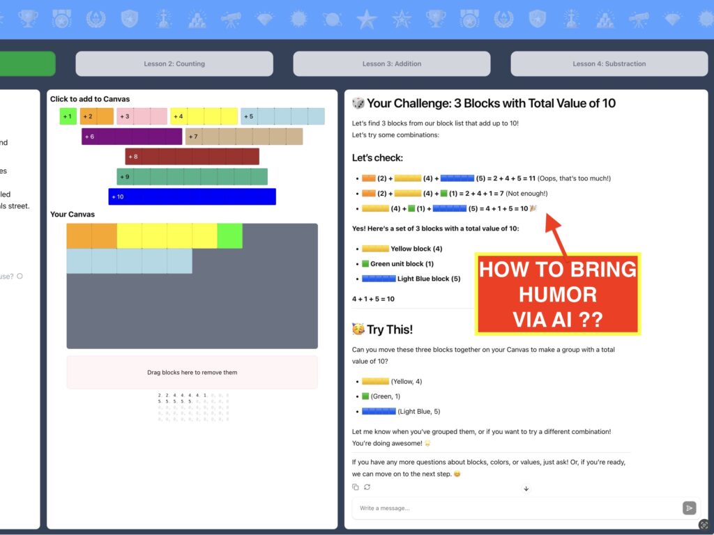 AI Math Tutor - Manipulatives addition